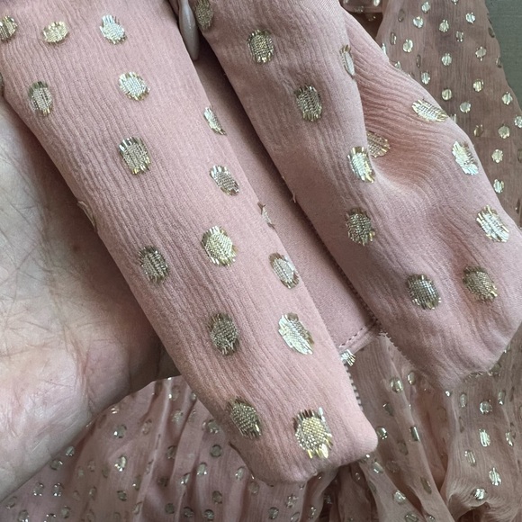 Zimmermann Metallic Dot Ruffle Dress - Picture 6 of 13